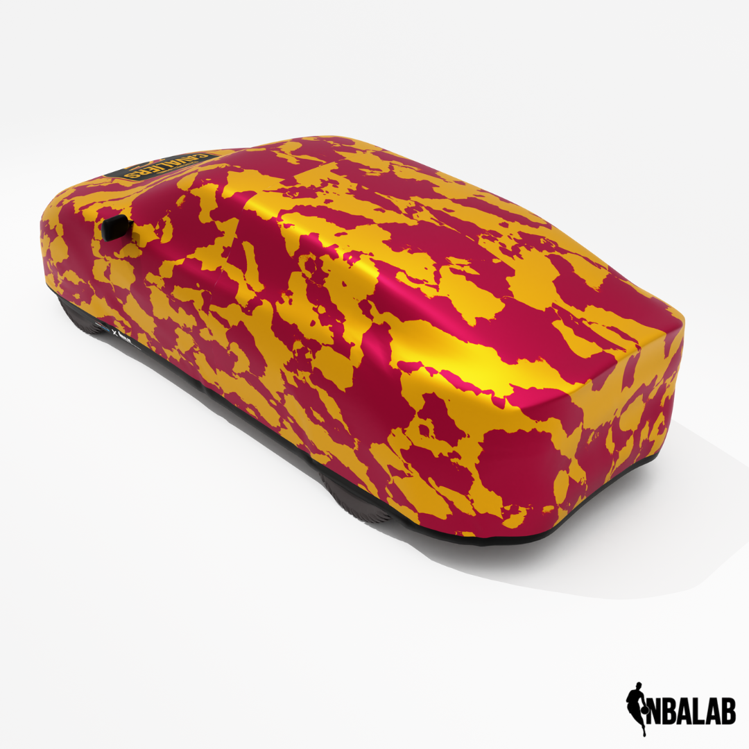 Officially Licensed Cleveland C Comouflage Car Covers – Indoor & Outdoor | NBA Protection | HeroCovers
