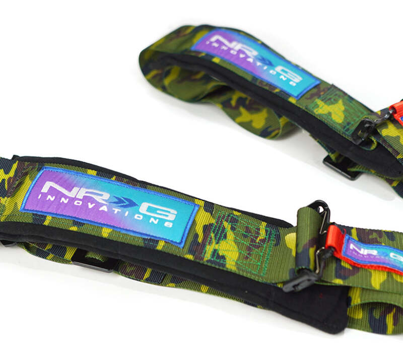 NRG 5PT 3in. Seat Belt Harness / Cam Lock - Red