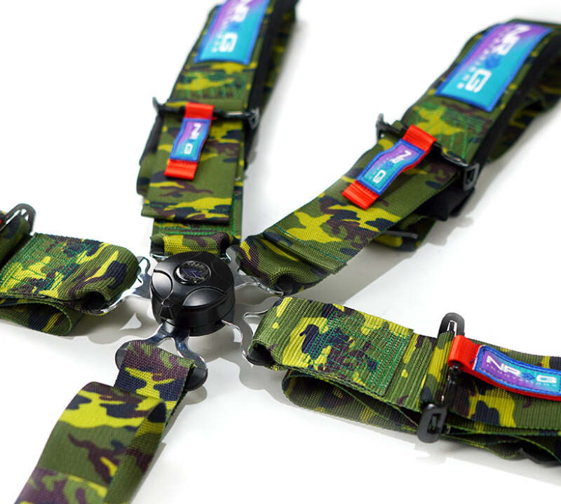 NRG 5PT 3in. Seat Belt Harness / Cam Lock - Red