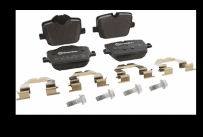 Brembo OE 2022 BMW i4/19-22 Z4/20-22 Toyota GR Supra PRIME Low-Met Brake Pad - Rear