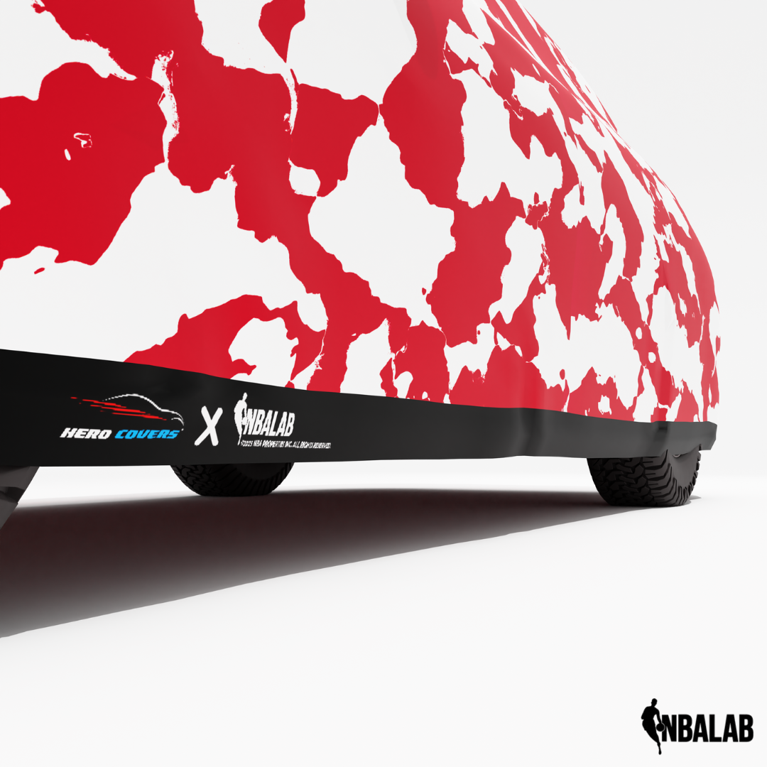 Officially Licensed Atlanta Hawks Camouflage Car Covers – Indoor & Outdoor | NBA Protection | HeroCovers