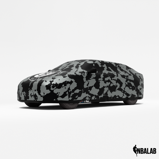 Officially Licensed Brooklyn NETS Camouflage Car Covers – Indoor & Outdoor | NBA Protection | HeroCovers