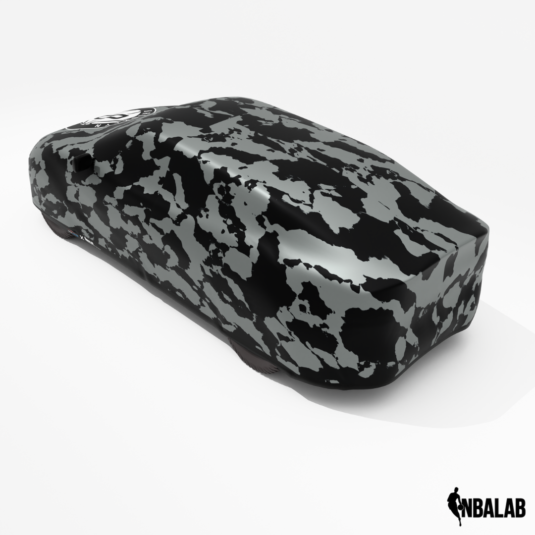 Officially Licensed Brooklyn NETS Camouflage Car Covers – Indoor & Outdoor | NBA Protection | HeroCovers