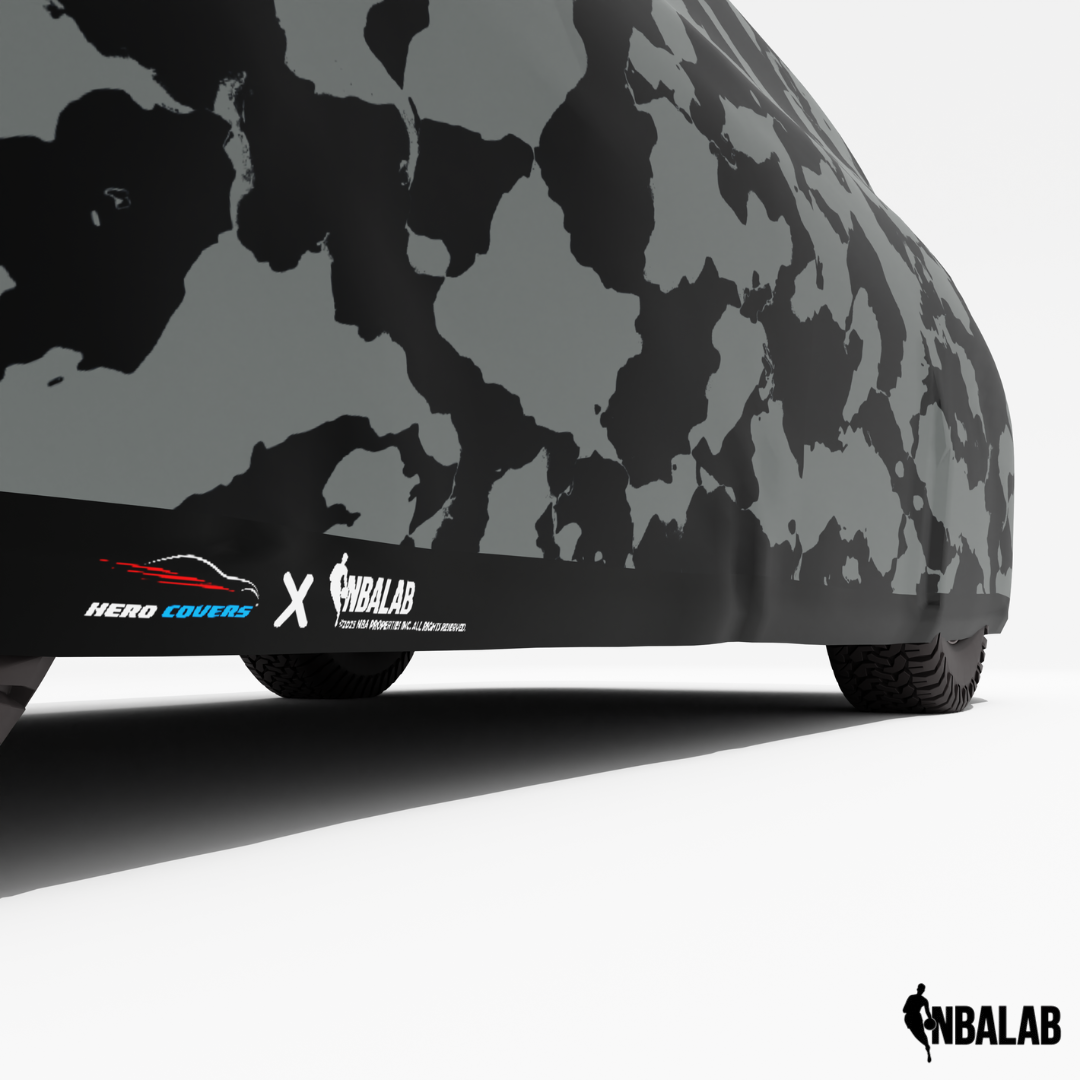 Officially Licensed Brooklyn NETS Camouflage Car Covers – Indoor & Outdoor | NBA Protection | HeroCovers