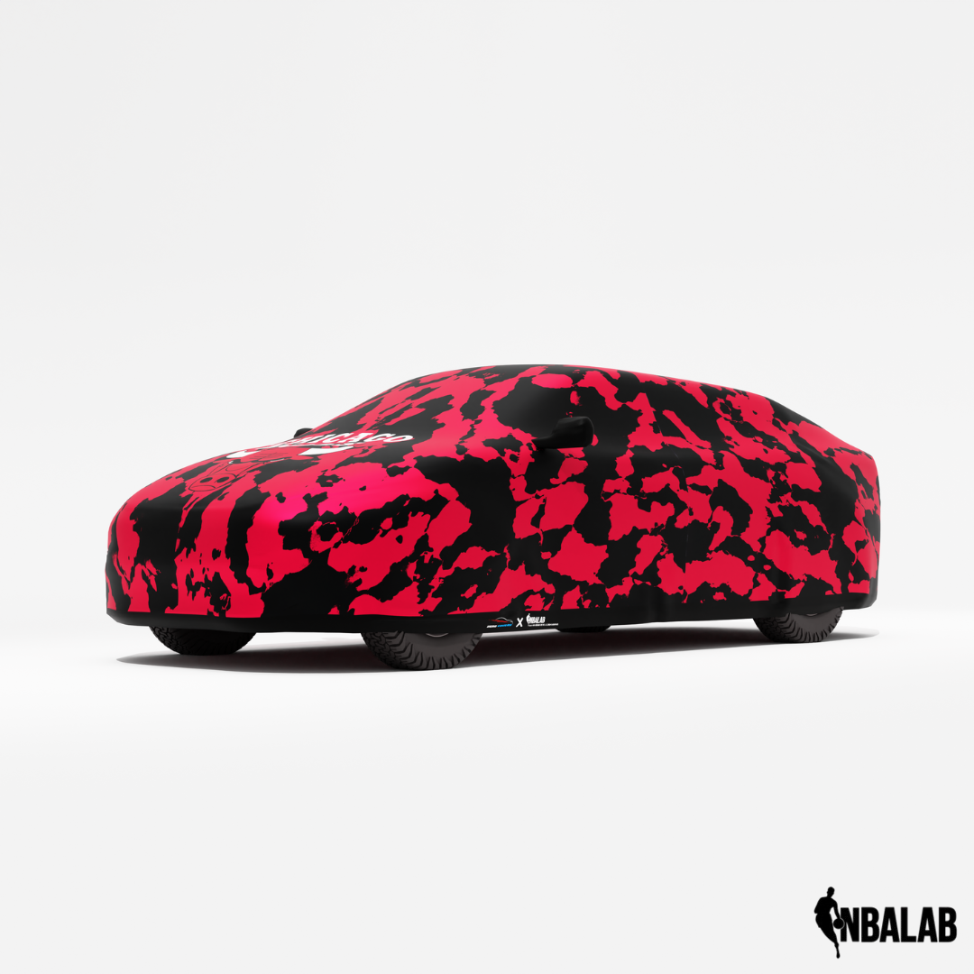 Officially Licensed Chicago Bulls Comouflage Car Covers – Indoor & Outdoor | NBA Protection | HeroCovers