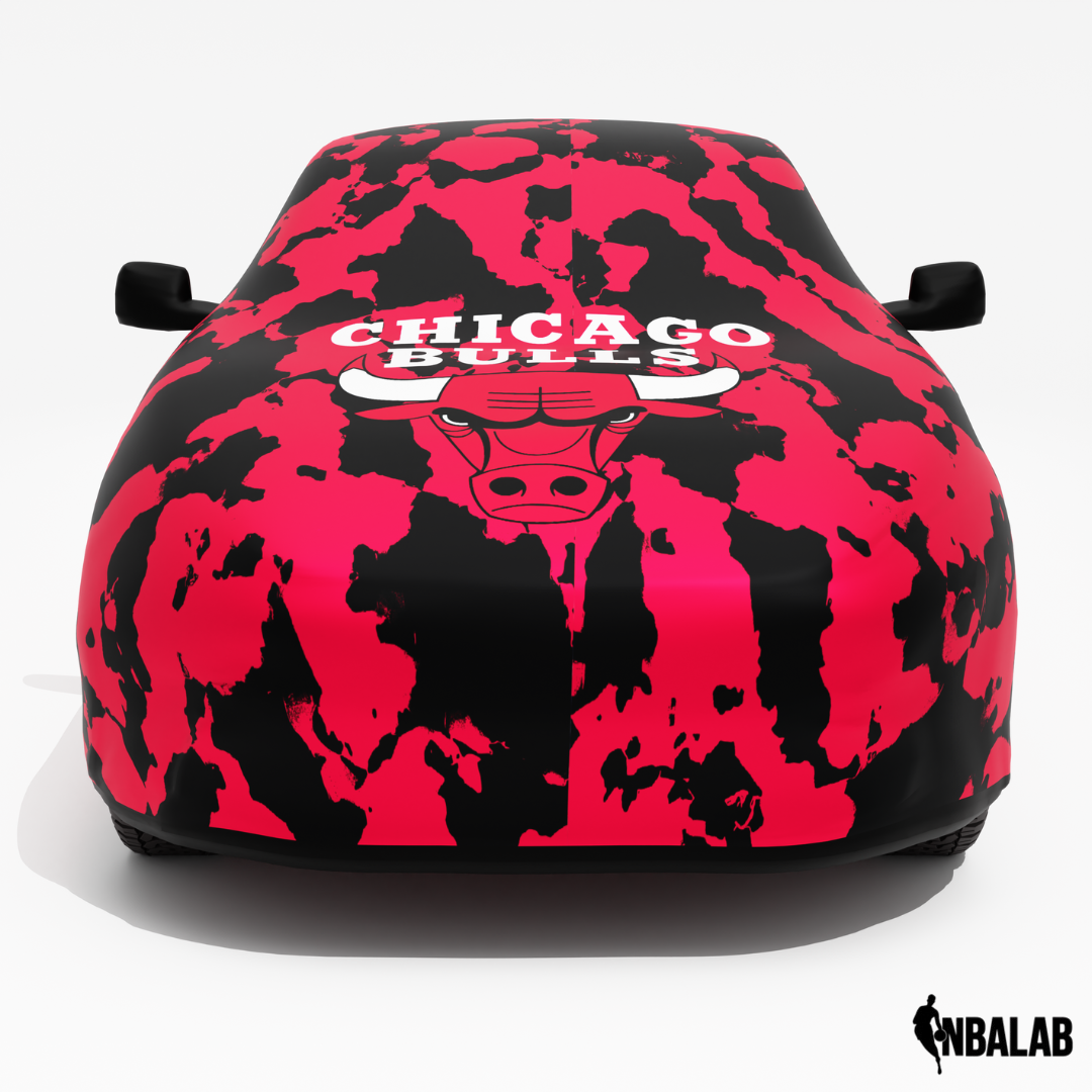 Officially Licensed Chicago Bulls Comouflage Car Covers – Indoor & Outdoor | NBA Protection | HeroCovers