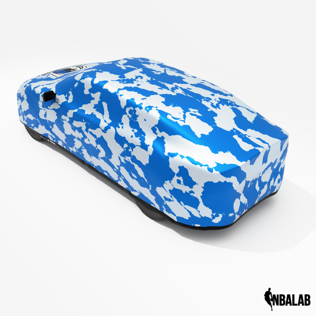 Officially Licensed Dallas Mavericks Comouflage Car Covers – Indoor & Outdoor | NBA Protection | HeroCovers