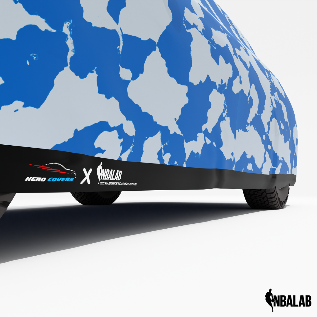 Officially Licensed Dallas Mavericks Comouflage Car Covers – Indoor & Outdoor | NBA Protection | HeroCovers