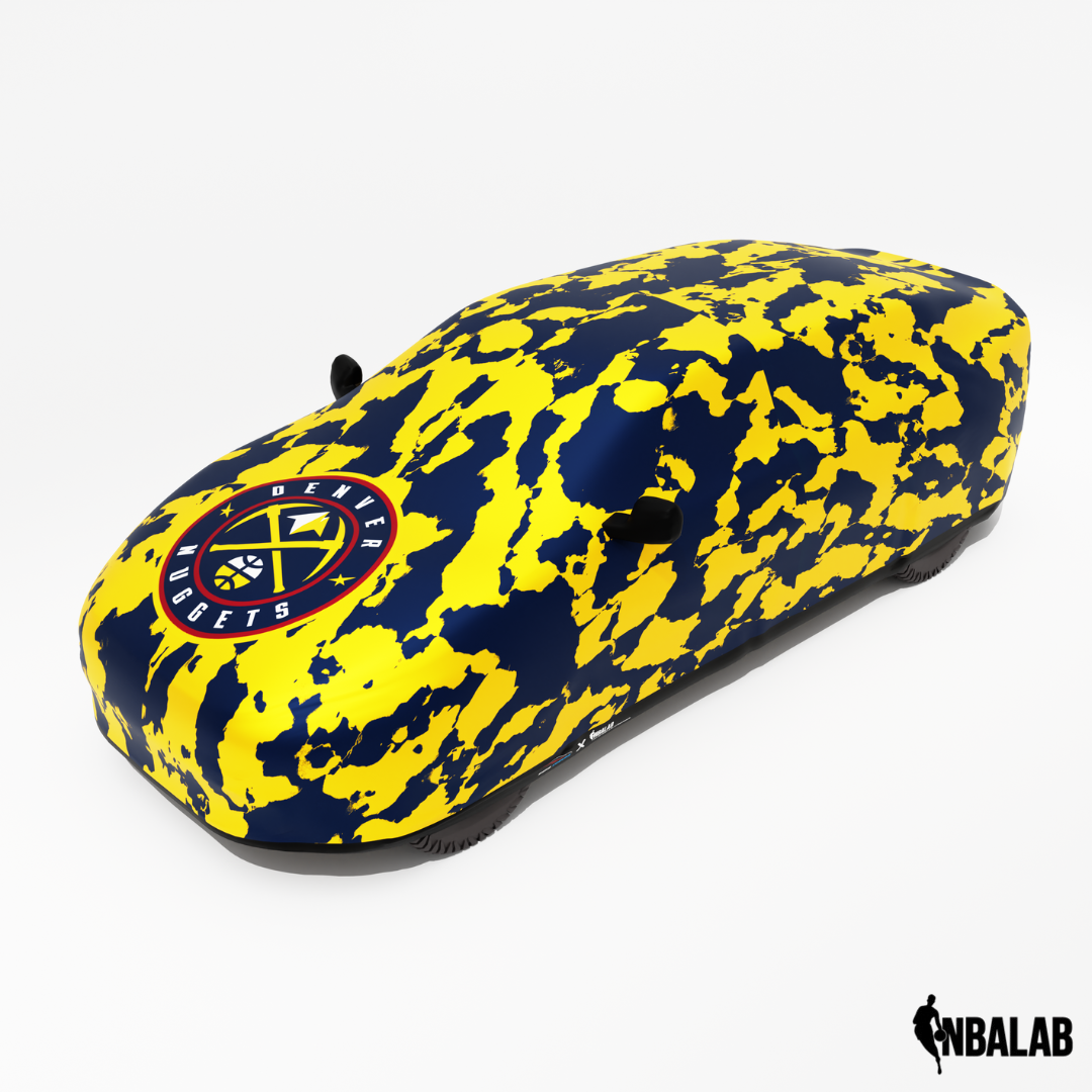 Officially Licensed Denver Nuggets Comouflage Car Covers – Indoor & Outdoor | NBA Protection | HeroCovers