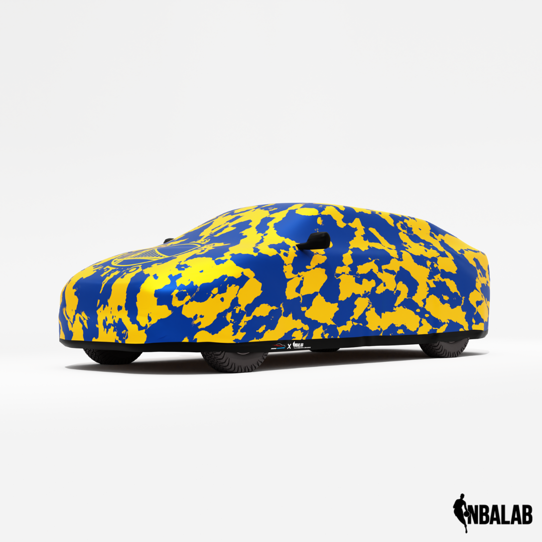 Officially Licensed Warriors Comouflage Car Covers – Indoor & Outdoor | NBA Protection | HeroCovers
