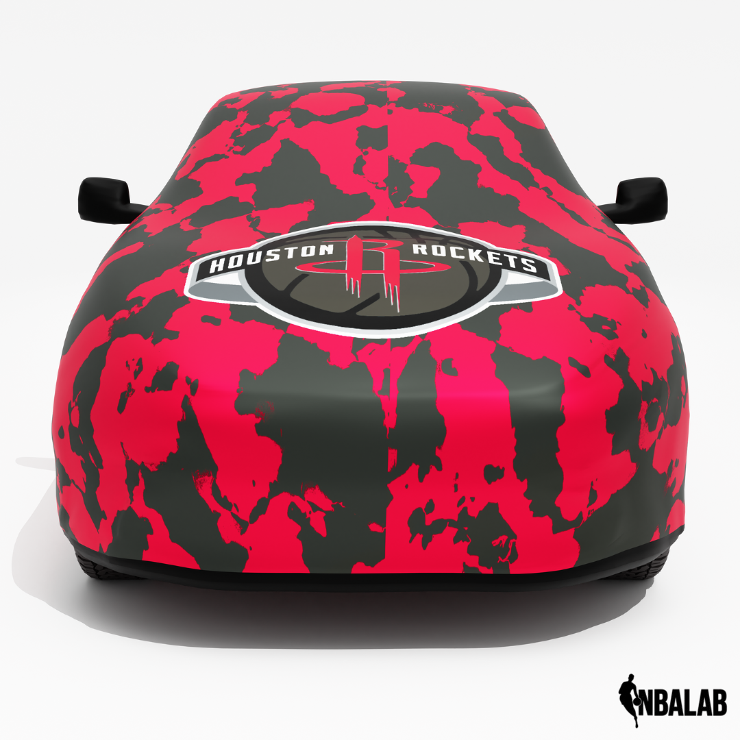 Officially Licensed Houston Rockets Comouflage Car Covers – Indoor & Outdoor | NBA Protection | HeroCovers