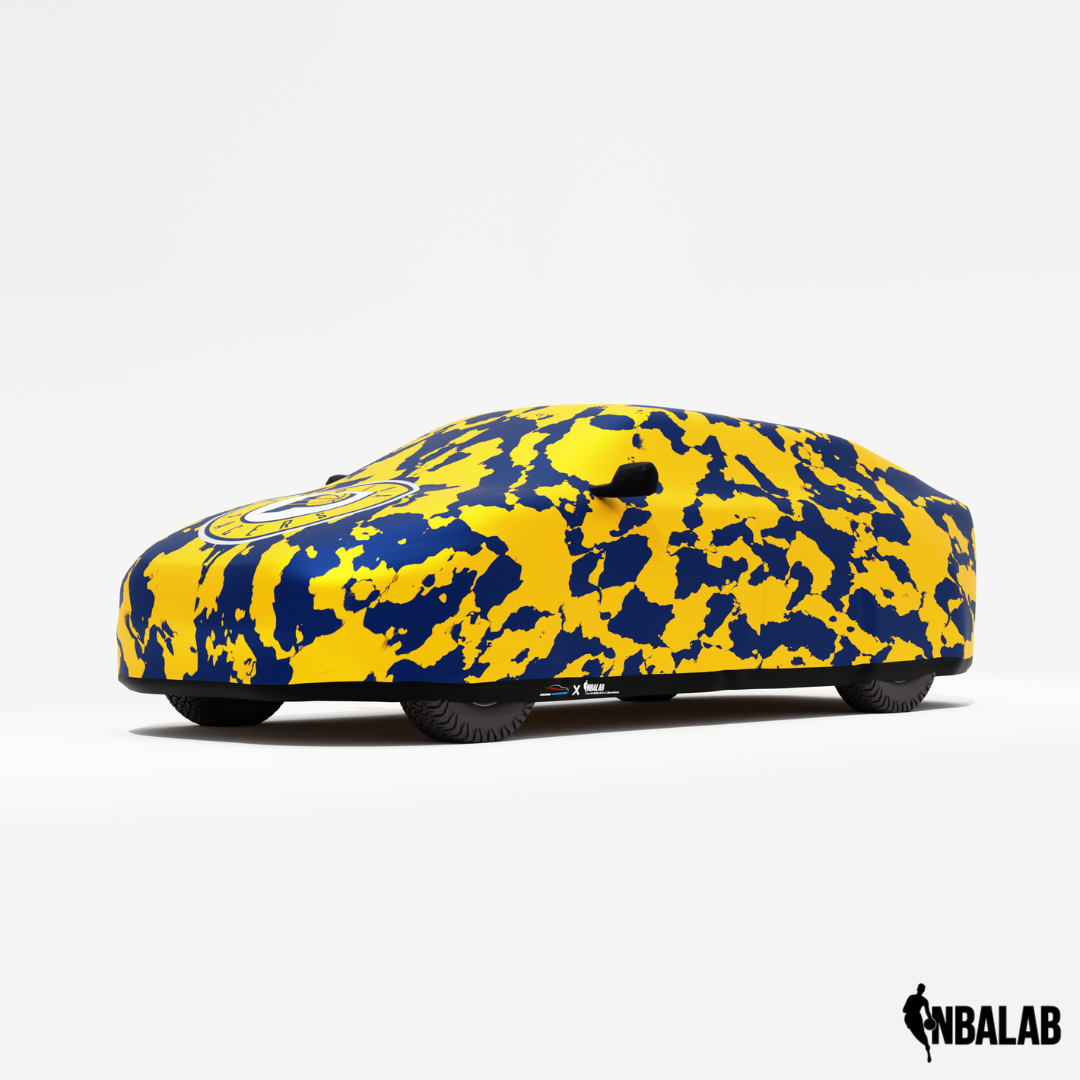 Officially Licensed Indiana Pacers Comouflage Car Covers – Indoor & Outdoor | NBA Protection | HeroCovers