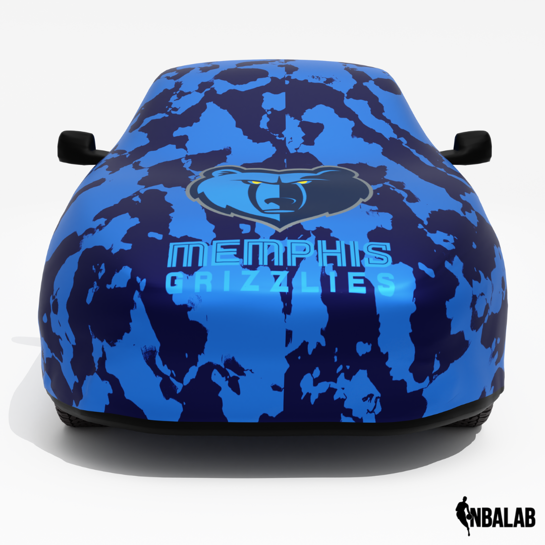 Officially Licensed Memphis Grizzlies Comouflage Car Covers – Indoor & Outdoor | NBA Protection | HeroCovers