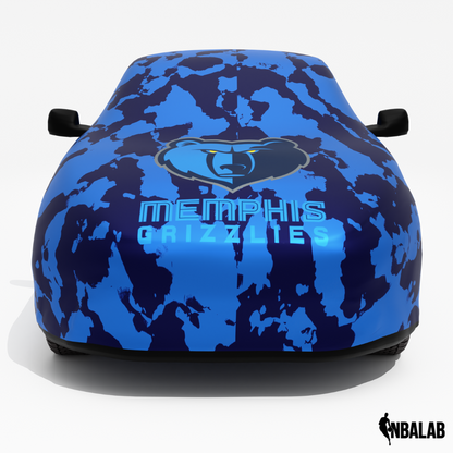 Officially Licensed Memphis Grizzlies Comouflage Car Covers – Indoor & Outdoor | NBA Protection | HeroCovers