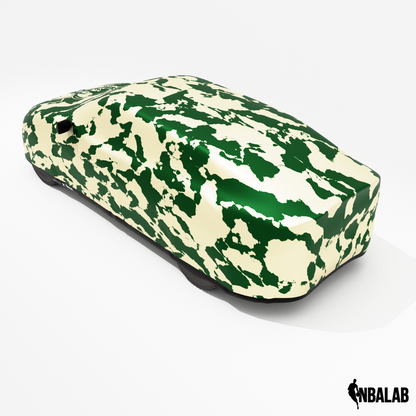 Officially Licensed Milwaukee Bucks Comouflage Car Covers – Indoor & Outdoor | NBA Protection | HeroCovers