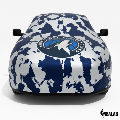 Officially Licensed Minnesota Timberwolves Comouflage Car Covers – Indoor & Outdoor | NBA Protection | HeroCovers