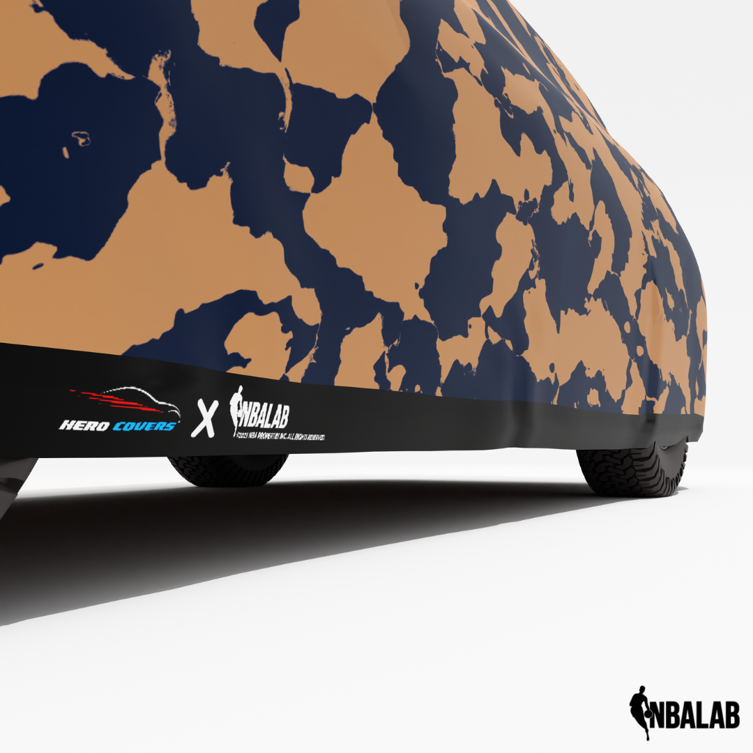 Officially Licensed New Orleans Comouflage Car Covers – Indoor & Outdoor | NBA Protection | HeroCovers