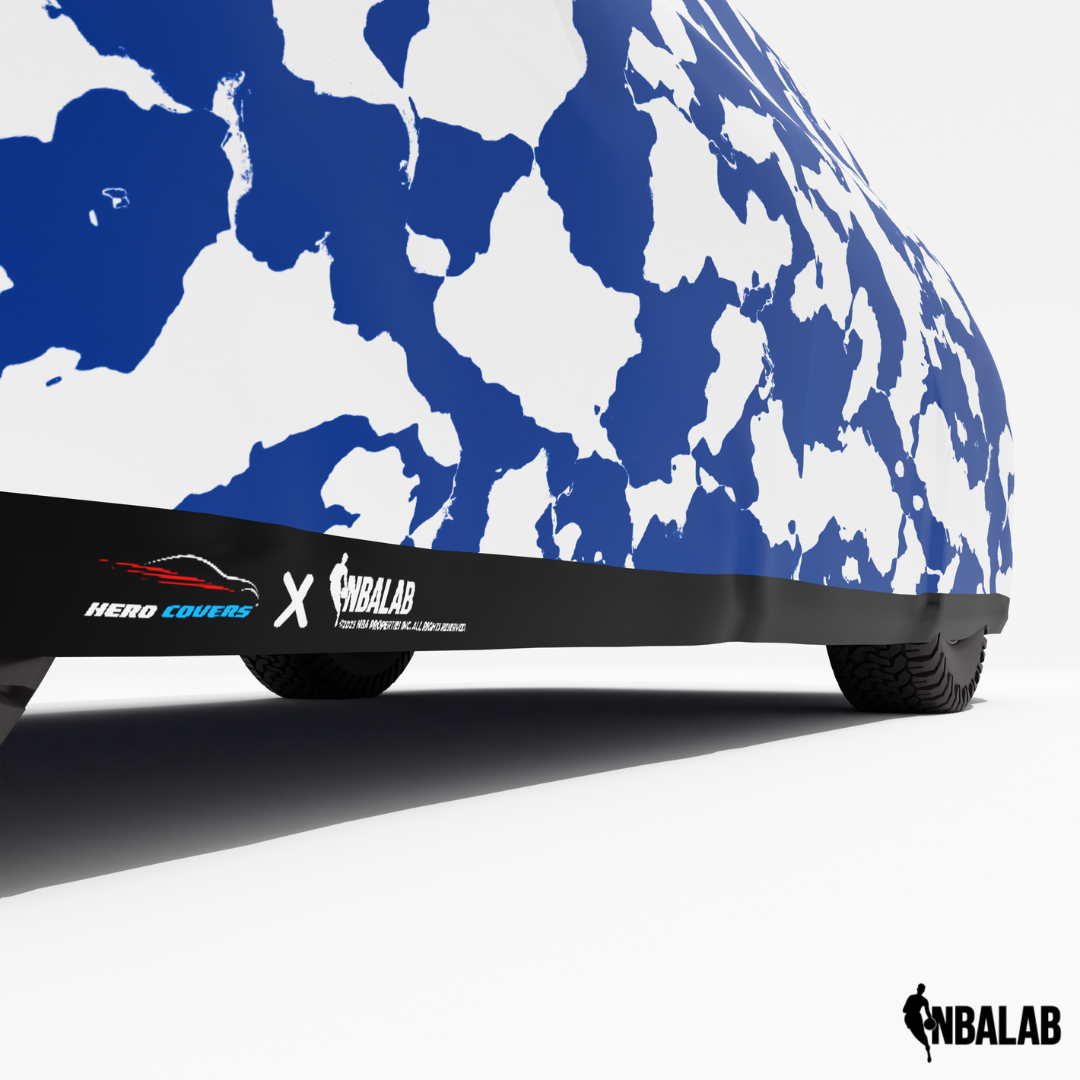Officially Licensed Philadelphia Comouflage Car Covers – Indoor & Outdoor | NBA Protection | HeroCovers