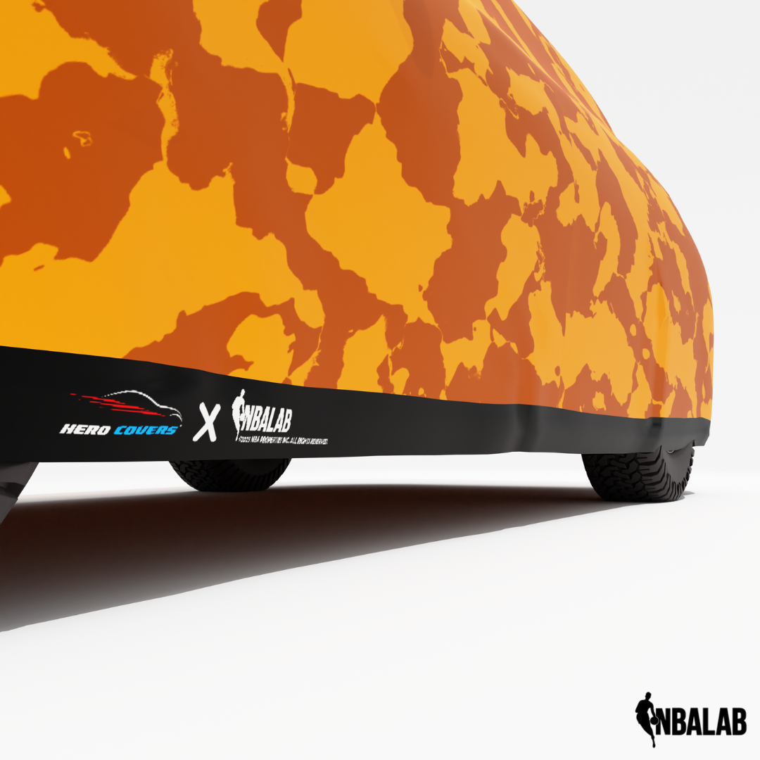Officially Licensed Phoenix Suns Comouflage Car Covers – Indoor & Outdoor | NBA Protection | HeroCovers