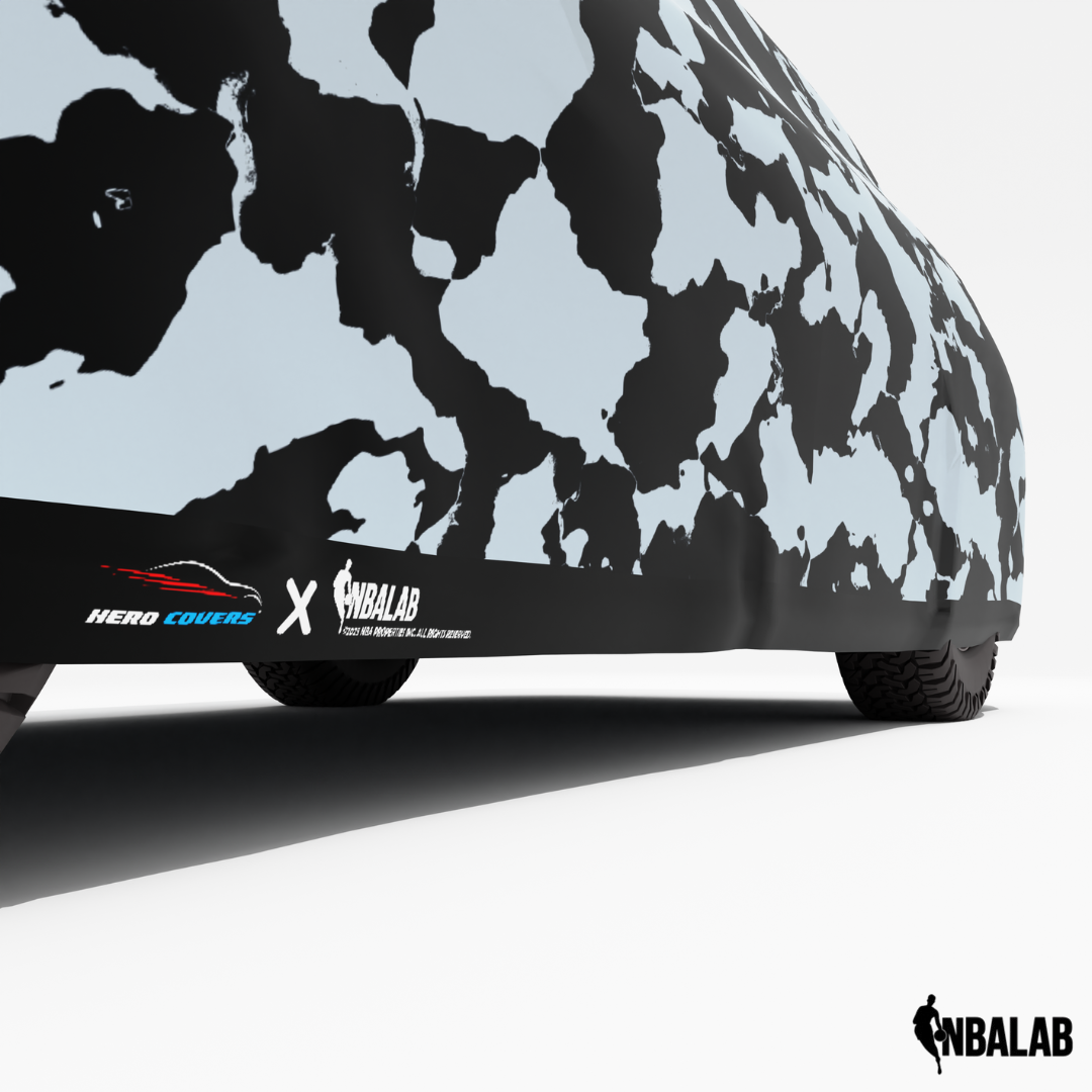 Officially Licensed San Antonio Comouflage Car Covers – Indoor & Outdoor | NBA Protection | HeroCovers