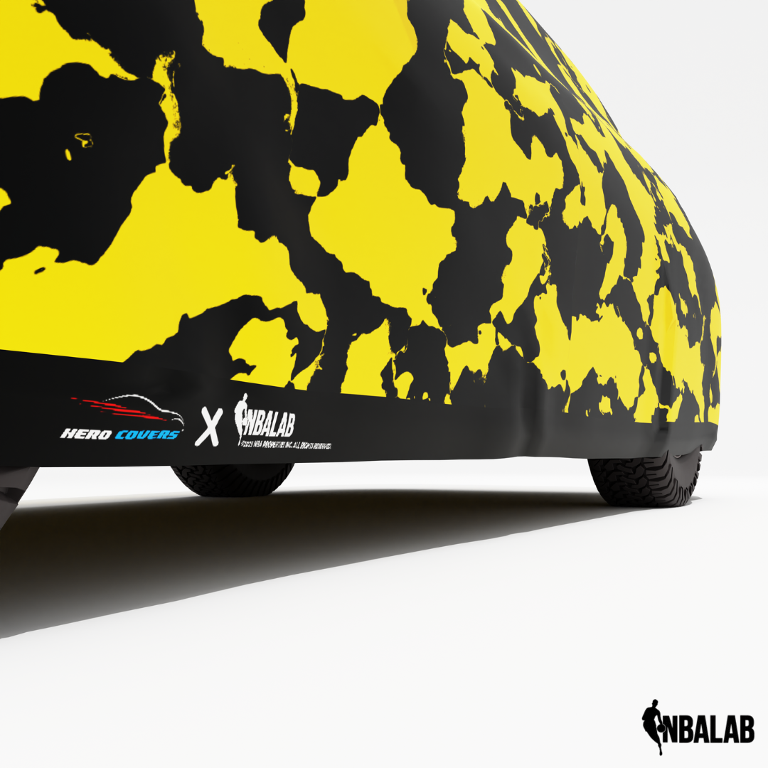 Officially Licensed Utah Jazz Comouflage Car Covers – Indoor & Outdoor | NBA Protection | HeroCovers