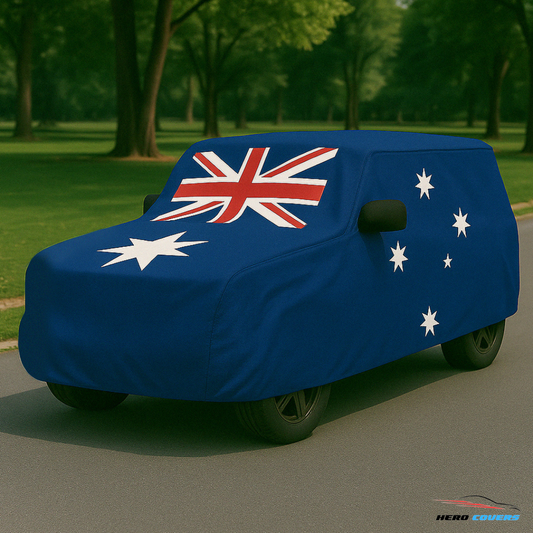 Australia Flag Design Car Cover | Premium Indoor or Outdoor Protection | HeroCovers