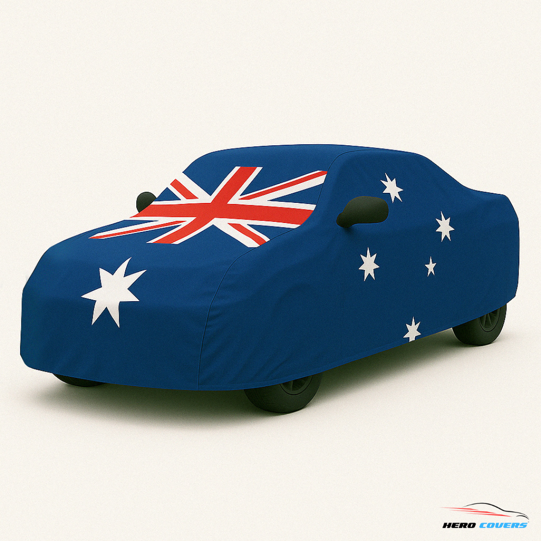 Australia Flag Design Car Cover | Premium Indoor or Outdoor Protection | HeroCovers