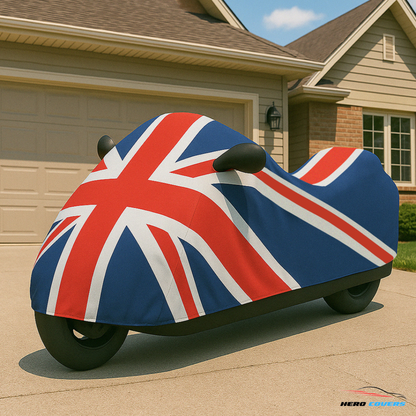United Kingdom Flag Design Car Cover | Premium Indoor or Outdoor Protection | HeroCovers