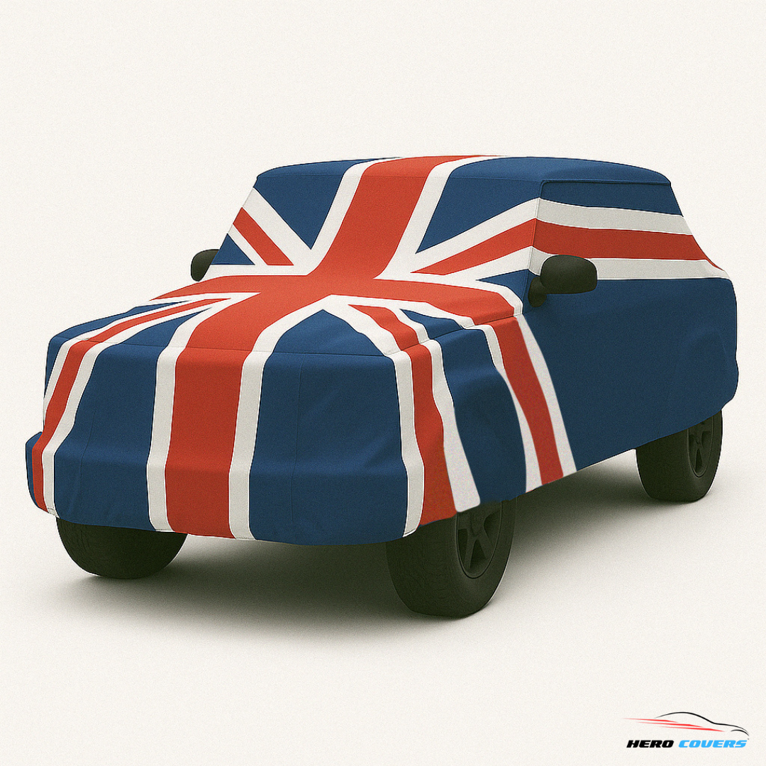 United Kingdom Flag Design Car Cover | Premium Indoor or Outdoor Protection | HeroCovers