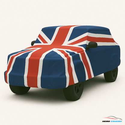 United Kingdom Flag Design Car Cover | Premium Indoor or Outdoor Protection | HeroCovers