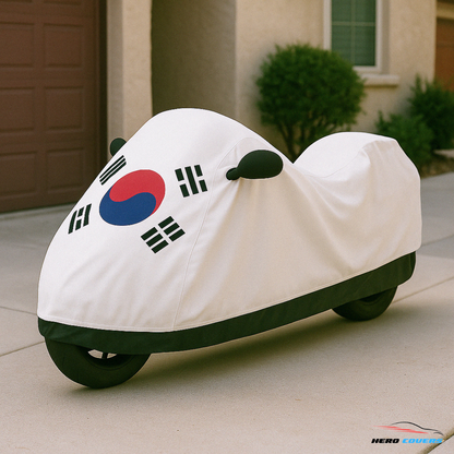 South Korea Flag Design Car Cover | Premium Indoor or Outdoor Protection | HeroCovers