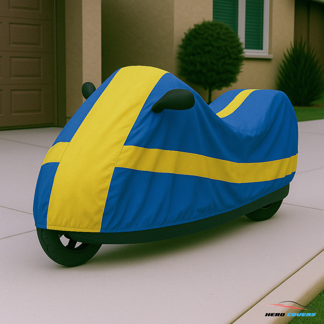 Sweden Flag Design Car Cover | Premium Indoor or Outdoor Protection | HeroCovers