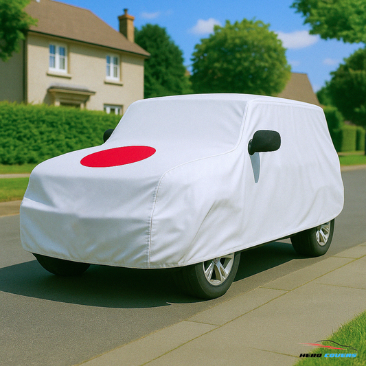 Japan Flag Design Car Cover | Premium Indoor or Outdoor Protection | HeroCovers