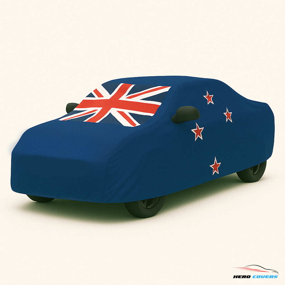 New Zealand Flag Design Car Cover | Premium Indoor or Outdoor Protection | HeroCovers