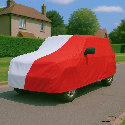 Indonesia Flag Design Car Cover | Premium Indoor or Outdoor Protection | HeroCovers