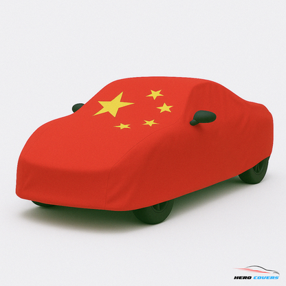 China Flag Design Car Cover | Premium Indoor or Outdoor Protection | HeroCovers