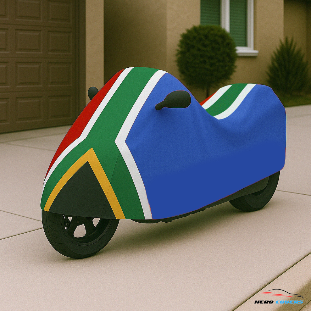 South Africa Flag Design Car Cover | Premium Indoor or Outdoor Protection | HeroCovers