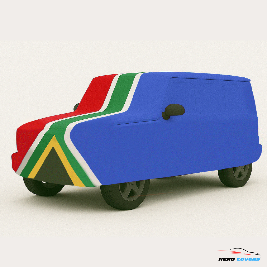 South Africa Flag Design Car Cover | Premium Indoor or Outdoor Protection | HeroCovers