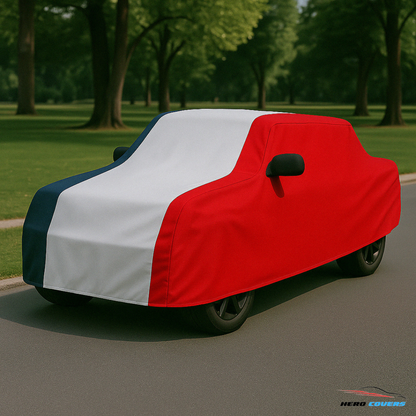 France Flag Design Car Cover | Premium Indoor or Outdoor Protection | HeroCovers