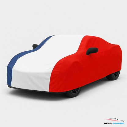 France Flag Design Car Cover | Premium Indoor or Outdoor Protection | HeroCovers
