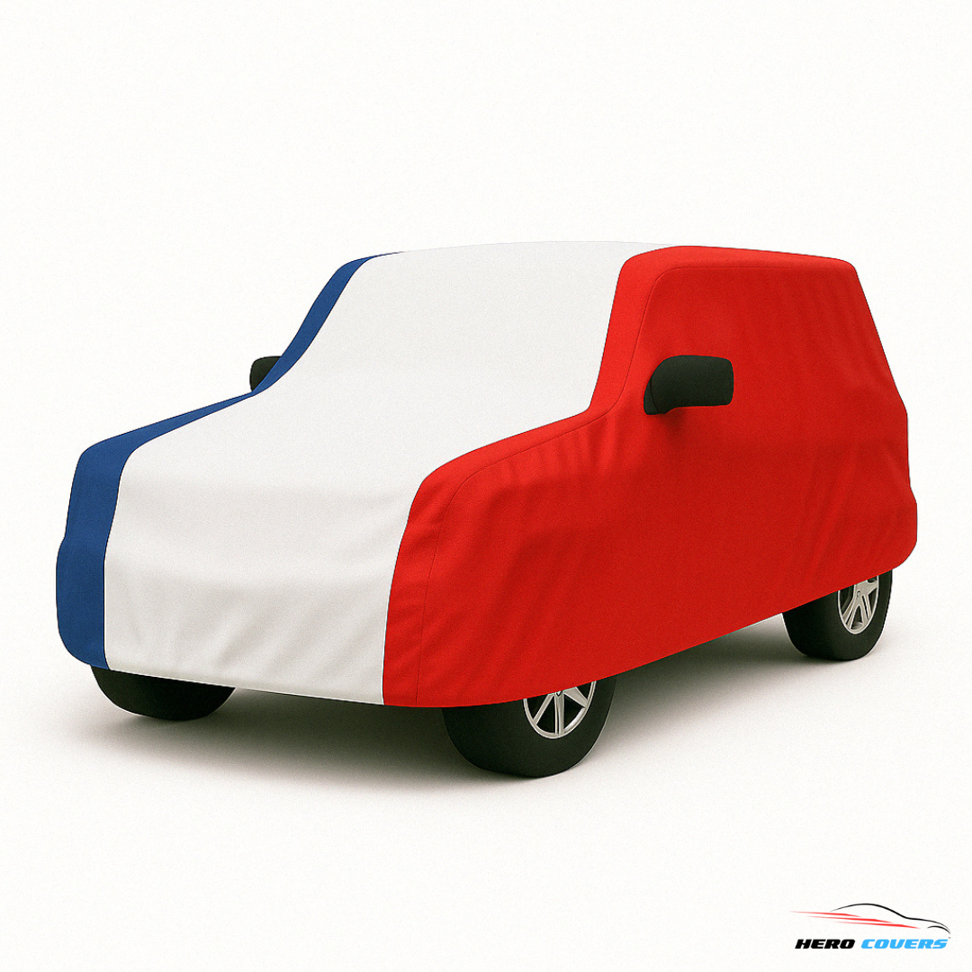 France Flag Design Car Cover | Premium Indoor or Outdoor Protection | HeroCovers