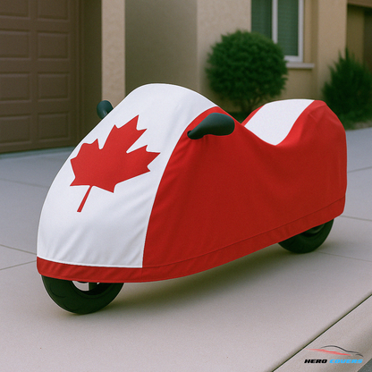 Canada Flag Design Car Cover | Premium Indoor or Outdoor Protection | HeroCovers