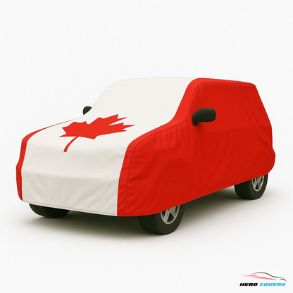 Canada Flag Design Car Cover | Premium Indoor or Outdoor Protection | HeroCovers