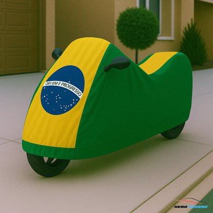 Brazil Flag Design Car Cover | Premium Indoor or Outdoor Protection | HeroCovers