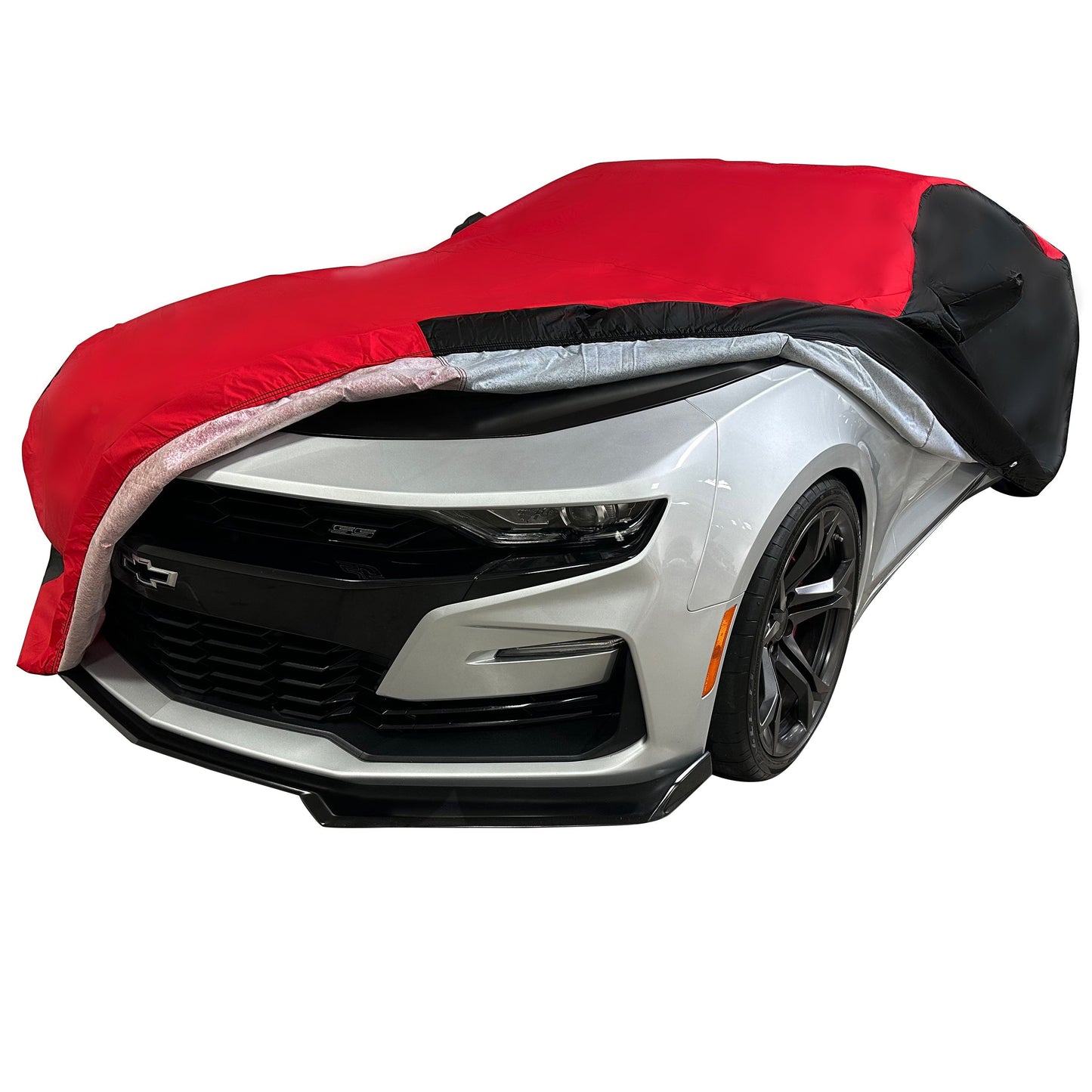 2010-2024 Camaro Ultraguard Plus Car Cover - 300D Indoor/Outdoor Protection - Red/Black