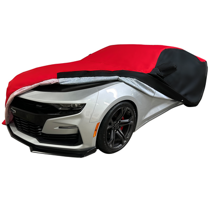2010-2024 Camaro Ultraguard Plus Car Cover - 300D Indoor/Outdoor Protection - Red/Black
