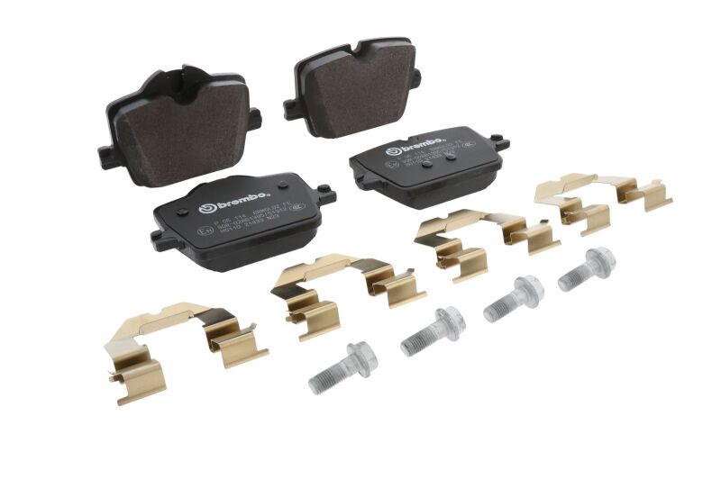 Brembo OE 2022 BMW i4/19-22 Z4/20-22 Toyota GR Supra PRIME Low-Met Brake Pad - Rear