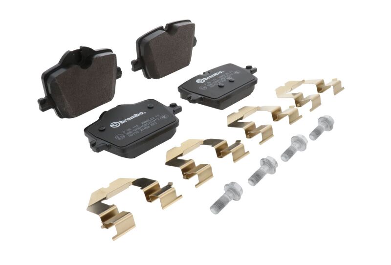 Brembo OE 2022 BMW i4/19-22 Z4/20-22 Toyota GR Supra PRIME Low-Met Brake Pad - Rear