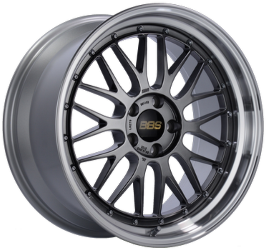 BBS LM PFS - Diamond Black w/Diamond Cut Machined Lip | 18x10 - 5x114.3 ET20