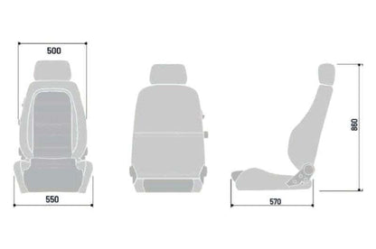 Sparco Seat GT Black/White